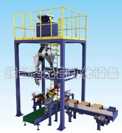 重力雙嘴閥口袋包裝機(圖1) 重力雙嘴閥口袋包裝機圖